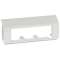 Support Mosaic 6 modules pour pose sur plinthe DLP 140x35mm - blanc