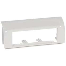 Support Mosaic 6 modules pour pose sur plinthe DLP 140x35mm - blanc|Legrand-LEG031672