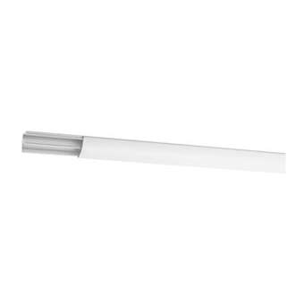Corniche Keva 30mmx30mm-Fond+couvercle-2 compartiment-Longueur 2,40m-Blanc Artic|Planet wattohm-PLW11620