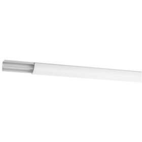 Corniche Keva 30mmx30mm-Fond+couvercle-2 compartiment-Longueur 2,40m-Blanc Artic|Planet wattohm-PLW11620