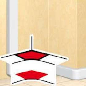 Angle intérieur pour goulottes DLP monobloc 50x80mm ou 50x105mm - blanc|Legrand-LEG010602