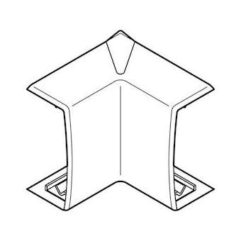 Angle intérieur Variasouple +ou-7DEG pour moulure Keva 22mmx12mm - PVC Brun|Planet wattohm-PLW11872