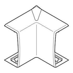 Angle intérieur Variasouple +ou-7DEG pour moulure Keva 22mmx12mm - PVC Brun|Planet wattohm-PLW11872