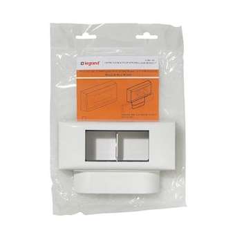 Cadre double pour appareillage Mosaic - pour moulures 16mm|Legrand-LEG098193