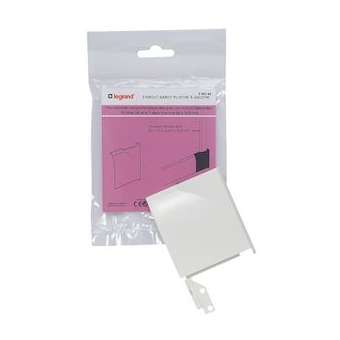 Sabot gauche - pour plinthe Céliane déco 82x12,5mm - blanc|Legrand-LEG098344