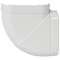 Angle plat variable de 85DEG à 120DEG pour plinthe DLPlus 120x20mm - blanc