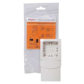 Cadre simple pour appareillage apparent - pour moulures 16mm|Legrand-LEG098178