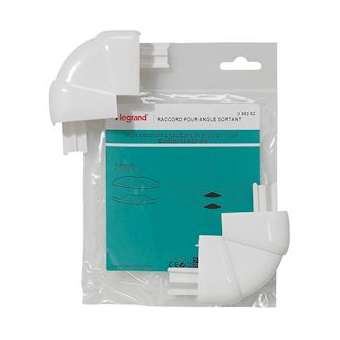Raccord pour angle sortant - pour goulotte 80x50mm|Legrand-LEG098262