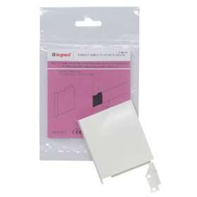 Sabot droit pour plinthe Céliane déco 82x12,5mm - blanc|Legrand-LEG098343