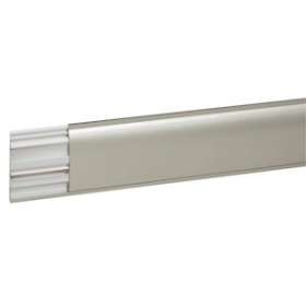 Plinthe avec cloison Céliane déco - 82x12,5mm - titane|Legrand-LEG098350