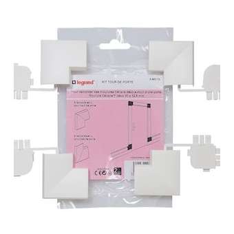 Kit tour de porte - pour moulure Céliane déco 30x12,5mm|Legrand-LEG098373