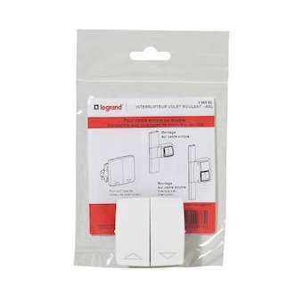 Interrupteur de volets roulants pour moulure Appareillage Saillie - Blanc|Legrand-LEG098982