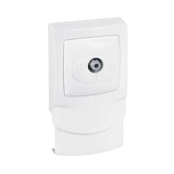 Cadre saillie 1 poste avec prise SAT pour moulure 12,5mm|Legrand-LEG298905