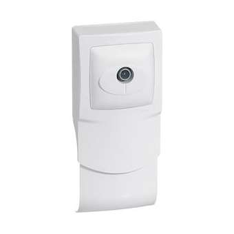 Cadre saillie 1 poste avec prise télévision pour plinthe|Legrand-LEG298924