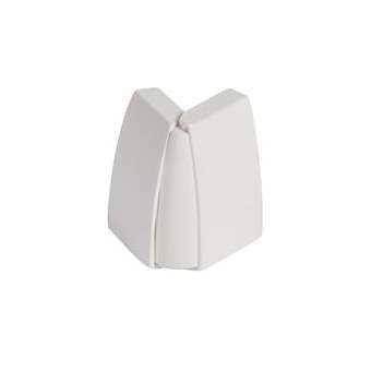 Angle extérieur - Pour plinthe Keva LED System 40mmx12,5mm - PVC Blanc Artic|Planet wattohm-PLW14071