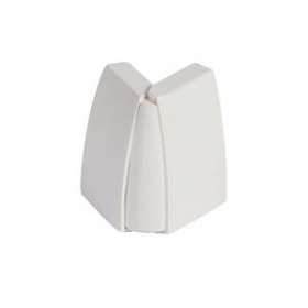 Angle extérieur - Pour plinthe Keva LED System 40mmx12,5mm - PVC Blanc Artic|Planet wattohm-PLW14071
