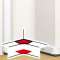 Angle intérieur pour goulotte à clippage direct Mosaic 50x105mm - blanc