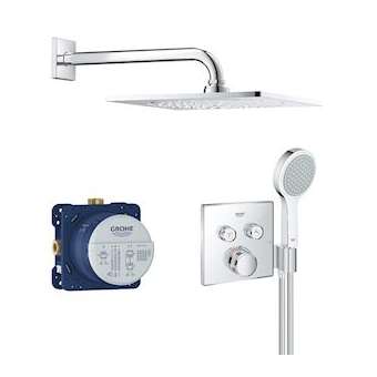 Set de douche Grohtherm SmartControl Chromé|Grohe-GO234742000