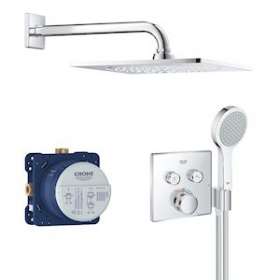 Set de douche Grohtherm SmartControl Chromé|Grohe-GO234742000