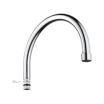 Bec mitigeur évier mural Chromé|Grohe-GO213371000