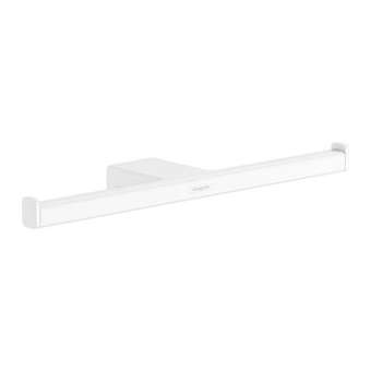 Porte-papier double 300 mm blanc mat|Hansgrohe-HA341748700