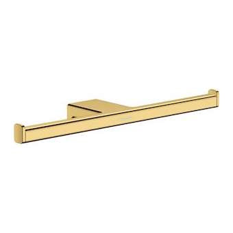 Porte-papier double 300 mm aspect doré poli|Hansgrohe-HA341748990