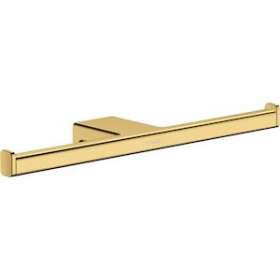 Porte-papier double 300 mm aspect doré poli|Hansgrohe-HA341748990