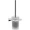 Porte-brosse WC chromé