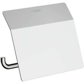 Porte-papier WC avec couvercle chromé|Hansgrohe-HA341753000