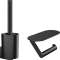 Set de toilette WallStoris noir mat