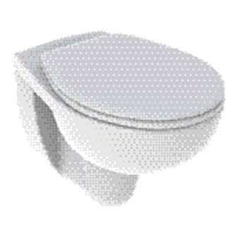 Pack WC suspendu Geberit Bastia, abat standard, blc|Geberit-GBR501.688.01.1