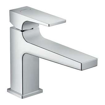 Mitigeur de lavabo 100 poignée manette bec long, bonde Push-Open chromé|Hansgrohe-HA332502000