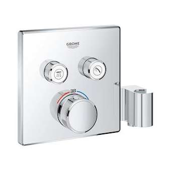 Thermostatique installation encastrée 2 sorties Grohtherm SmartControl Chromé|Grohe-GO229125000