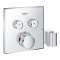 Thermostatique installation encastrée 2 sorties Grohtherm SmartControl Chromé