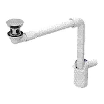 Évac lav Geberit gain place bonde comp, écoul libr bonde chromé brill, d32mm|Geberit-GBR152.091.21.1