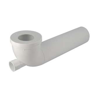 Pipe longue wc lg.400 piquage 40 85/107 d.100|Nicoll-NCLCTWP40