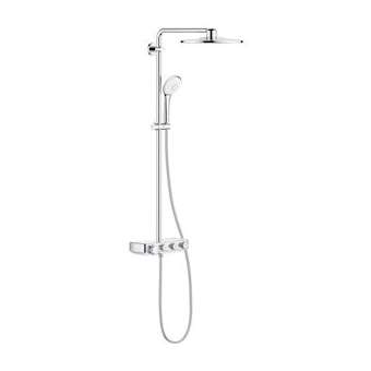 Colonne douche mitigeur thermostatique Euphoria SmartControl 310 Duo Chromé|Grohe-GO226507000