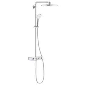 Colonne douche mitigeur thermostatique Euphoria SmartControl 310 Duo Chromé|Grohe-GO226507000