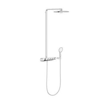 Colonne douche mitigeur thermostatique Rainshower SmartControl Duo 360 Chromé|Grohe-GO226250000