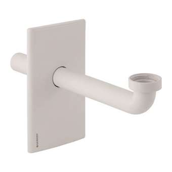 Kit de finition Geberit lavabo avec siphon à encastrer: Blanc alpin|Geberit-GBR115.416.11.1