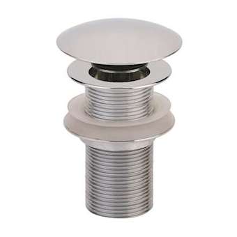 Bonde lavabo laiton chromé, digiclic, hauteur 100 mm, sans lanterne|Valentin-VA212280000000