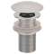 Bonde lavabo laiton chromé, digiclic, hauteur 100 mm, sans lanterne