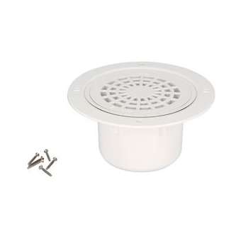 Siphon s/verticale 50/63 sol plast.grille pvc|Nicoll-NCLSITARV