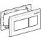 Poussoir Geberit déclenchement rectangulaire PN: Chromé, brossé