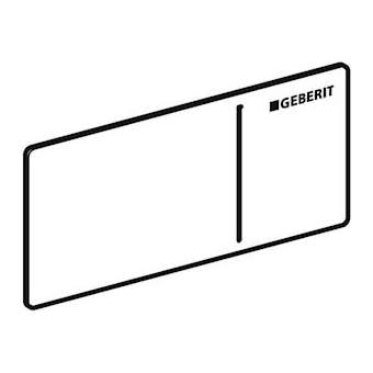 Plaque déclenchement Geberit déclenchement à distance type 70: Gris velouté|Geberit-GBR242.957.JK.1
