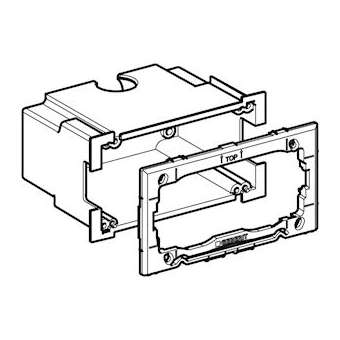 Kit d'installation Geberit déclenchement rectangulaire, pneumatique|Geberit-GBR244.505.00.1