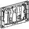 Cadre fixation méc pivotant module Geberit DuoFresh déc man: Gris anthracite