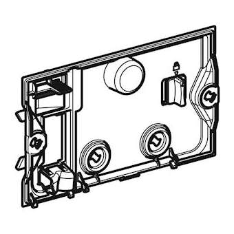 Plaque protection module Geberit DuoFresh, réservoir Sigma 12 cm|Geberit-GBR243.975.00.1