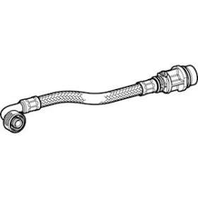 Flexible à tresse métallique Geberit réservoir Omega 12 cm raccord PEX L213|Geberit-GBR244.200.00.1