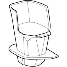 Entonnoir stick de nettoyage Geberit DuoFresh, réservoir Sigma 12 cm|Geberit-GBR244.309.00.1